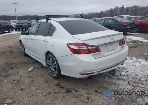 2017 Honda Accord Sport Se из США, поврежденный, VIN 1HGCR2F10HA300305